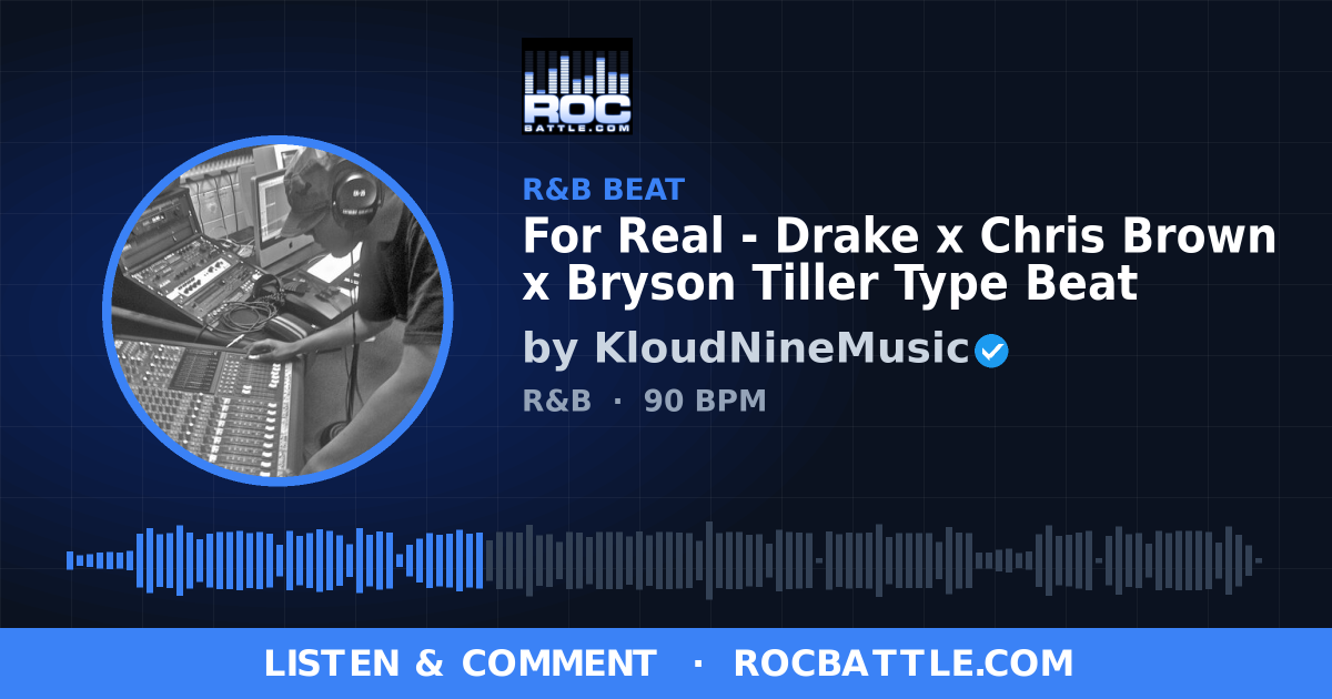 For Real - Drake x Chris Brown x Bryson Tiller Type Beat by ...